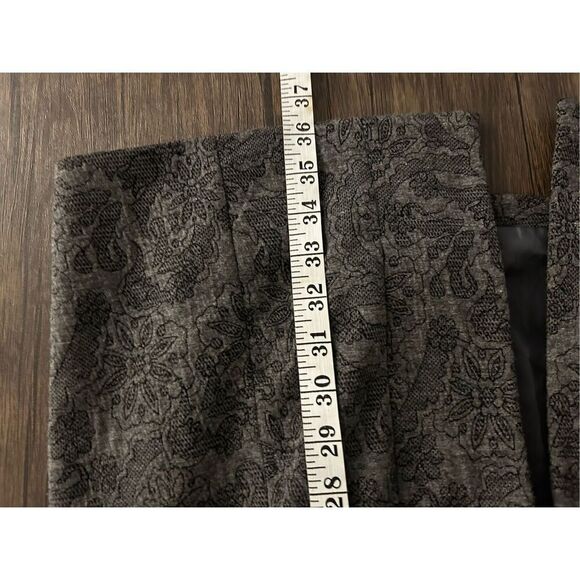 Coldwater Creek Gray Jacquard Riding Jacket Size 14 Classic Mature Equestrian - Picture 10 of 10